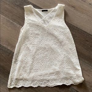 White crochet tank